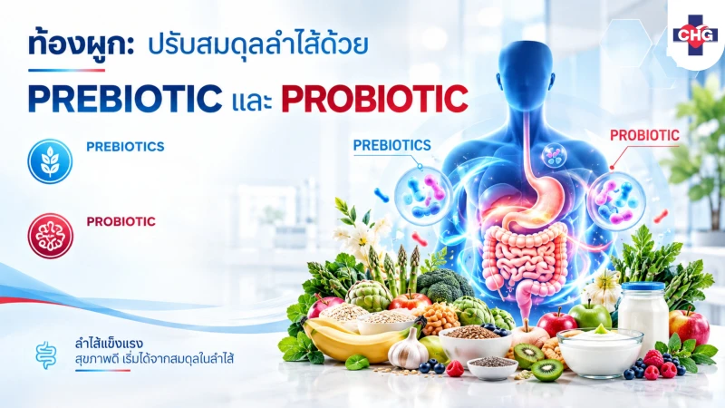 ท้องผูก: ปรับสมดุลลำไส้ด้วย Prebiotic และ Probiotic